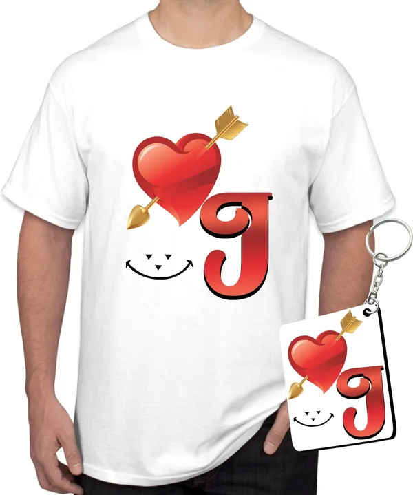 White_Polycotton_Printed_T-Shirt_For_Men
