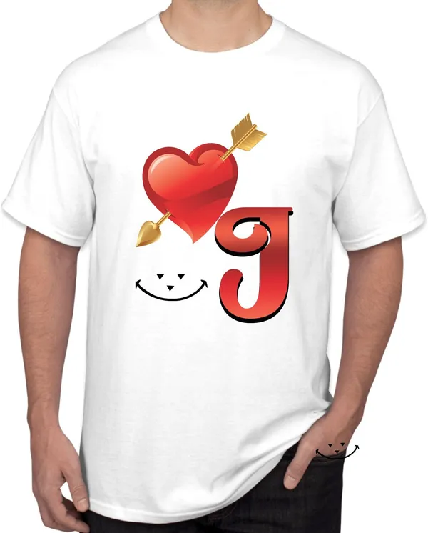 White_Polycotton_Printed_T-Shirt_For_Men
