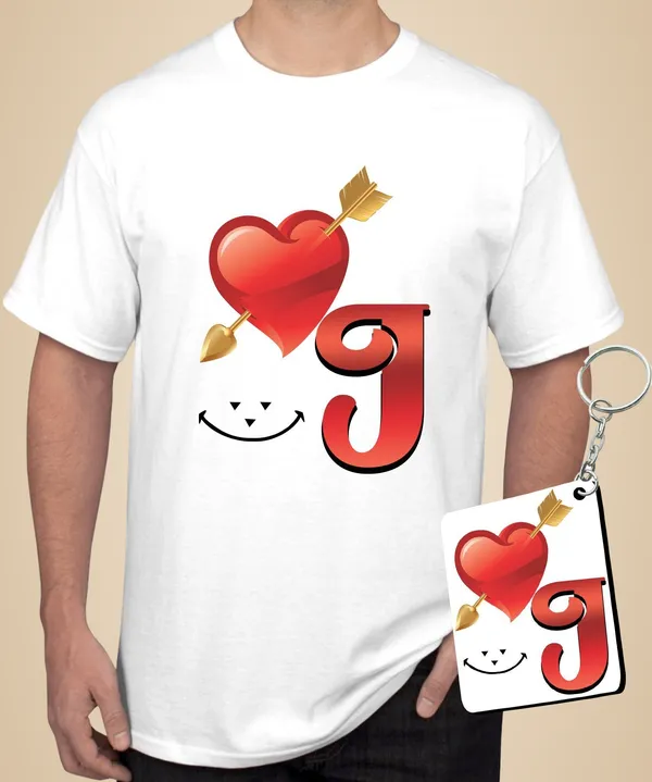 White_Polycotton_Printed_T-Shirt_For_Men