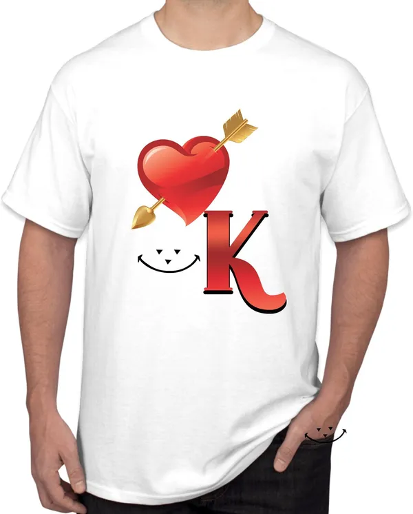 White_Polycotton_Printed_T-Shirt_For_Men