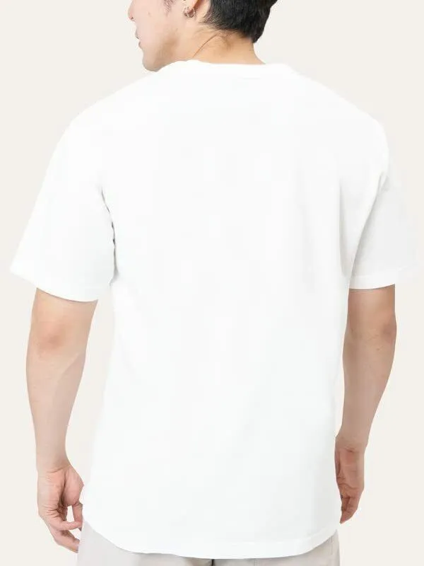 White_Polycotton_Printed_T-Shirt_For_Men