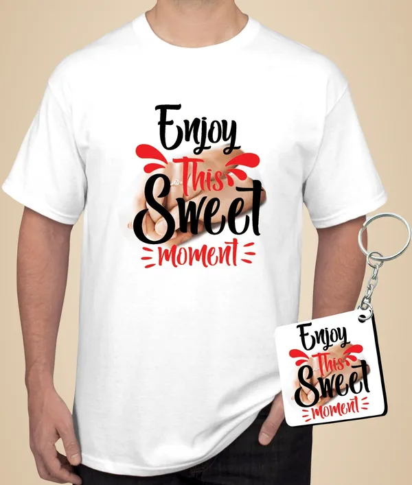 White_Polycotton_Printed_T-Shirt_For_Men