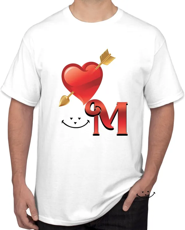 White_Polycotton_Printed_T-Shirt_For_Men