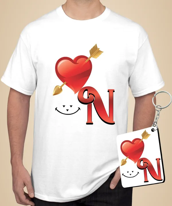 White_Polycotton_Printed_T-Shirt_For_Men