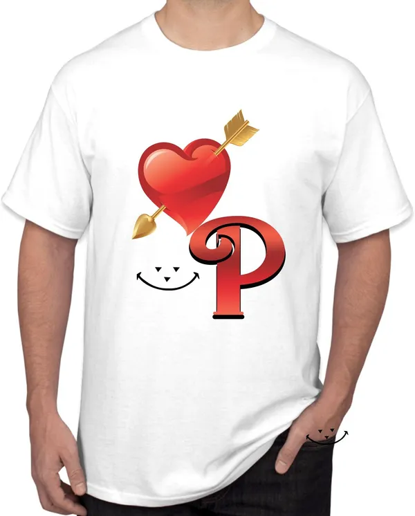 White_Polycotton_Printed_T-Shirt_For_Men