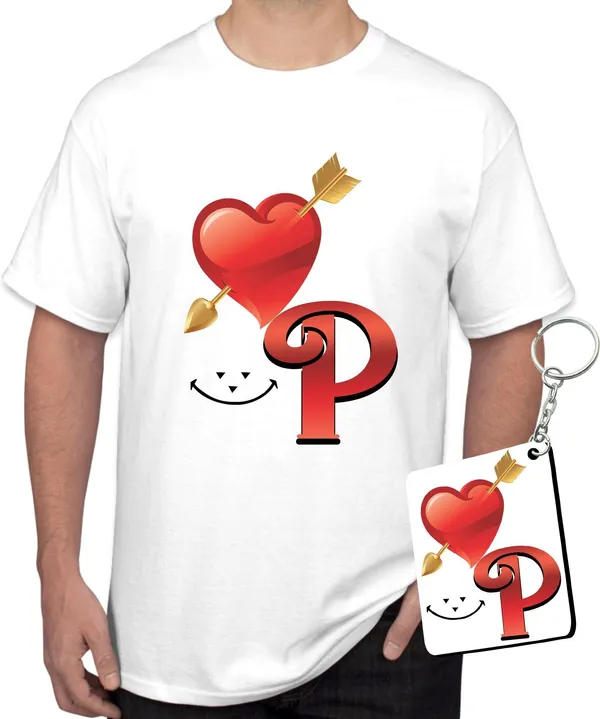 White_Polycotton_Printed_T-Shirt_For_Men