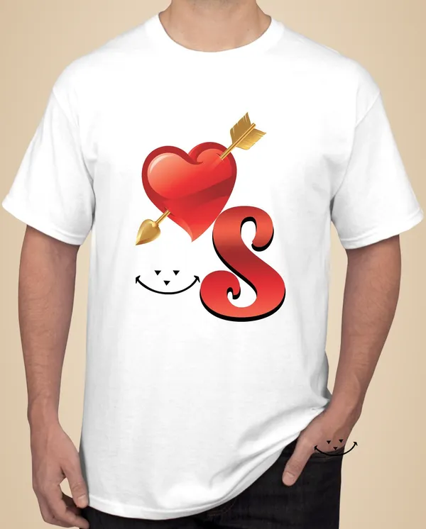 White_Polycotton_Printed_T-Shirt_For_Men