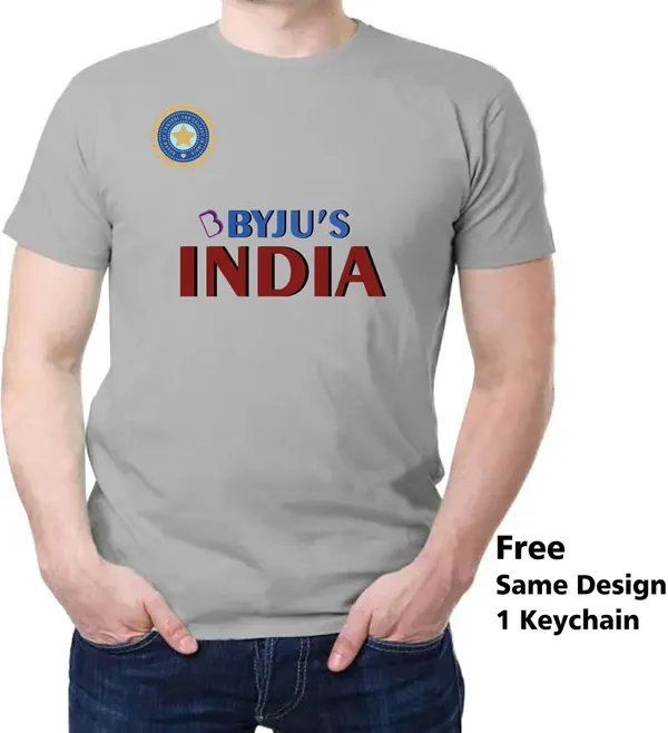 Grey_Polycotton_Sporty_T-Shirt_For_Men