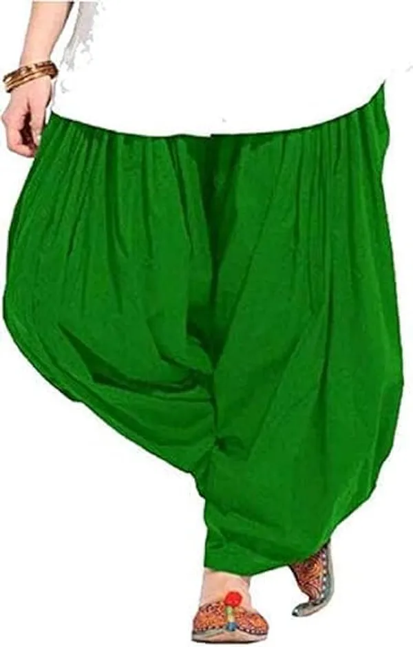 Pak_Green_Cotton_Patiala_Salwar_Pants,_Traditional_Indian_Pleated_For_Women