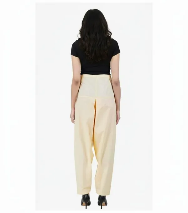 Cream_Cotton_Semi_Patiala_Salwar,_Traditional_Punjabi_Pants,_Drawstring_Waist_For_Women