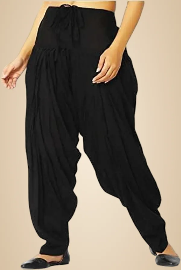 Black_Cotton_Patiala_Salwar_Pants,_Traditional_Indian_Pleated_For_Women