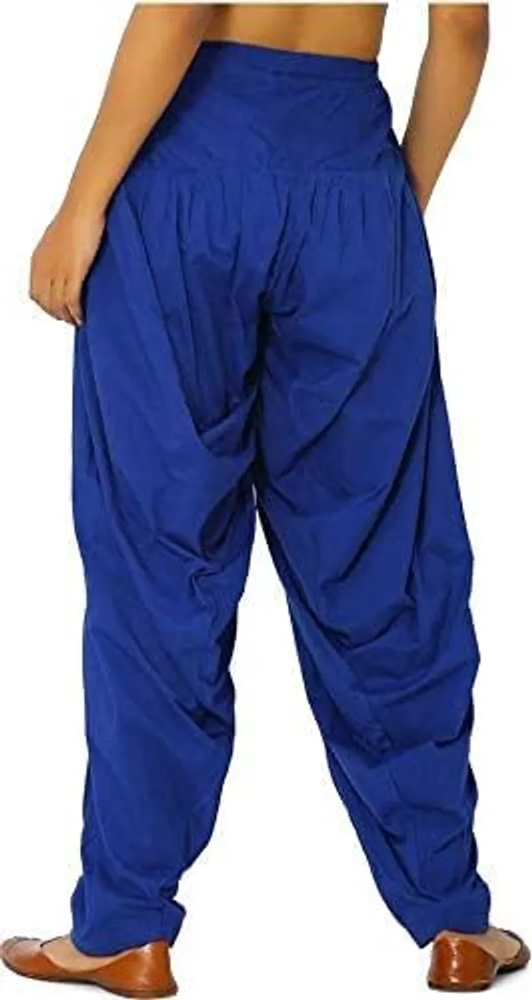 Royal_Blue_Cotton_Patiala_Salwar_Pants,_Traditional_Indian_Pleated_For_Women