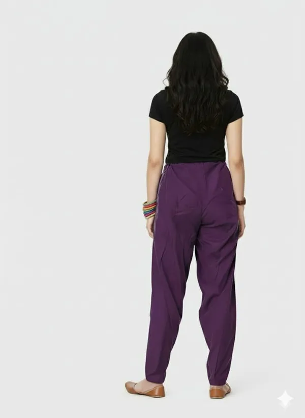 Purple_Cotton_Patiala_Salwar_Pants,_Traditional_Indian_Pleated_For_Women