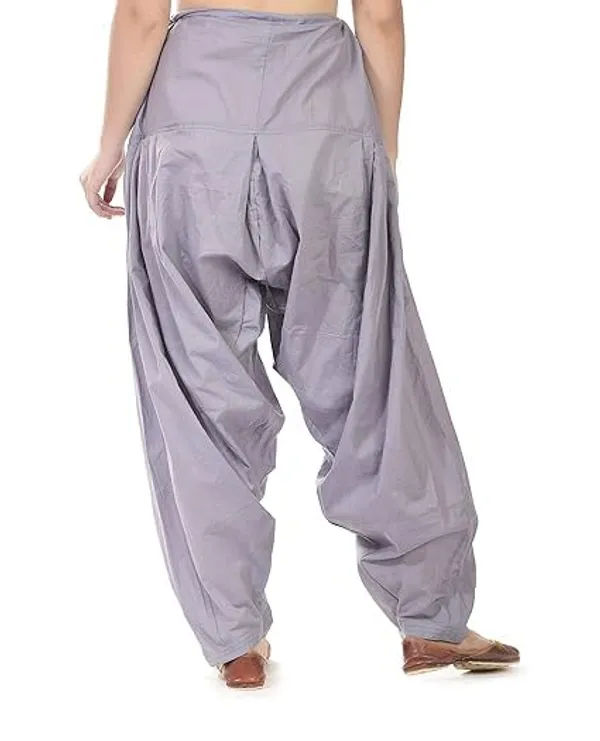 Light_Grey_Semi_Cotton_Pants,_Waist_With_Drawstring_For_Women