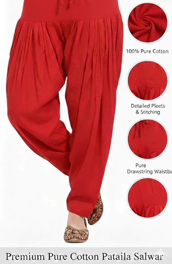 Red_Cotton_Patiala_Salwar_Pants,_Traditional_Indian_Pleated_For_Women