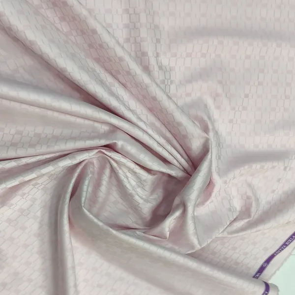 Light_Pink_Self_Jacquard_2/100_Giza_Cotton_Shirt_Fabric_by_Soktas