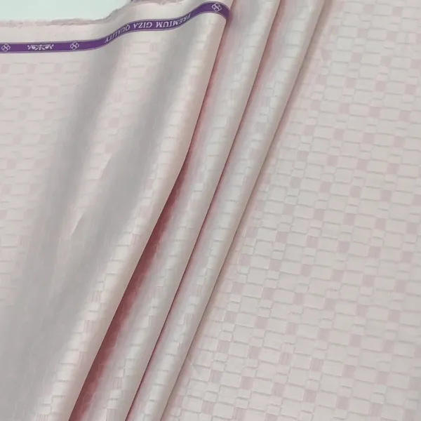 Light_Pink_Self_Jacquard_2/100_Giza_Cotton_Shirt_Fabric_by_Soktas