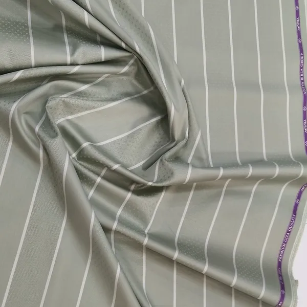 Pista_Green_Stripes_with_Dotted_Jacquard_Soktas_Giza_Cotton_Shirt_Fabric