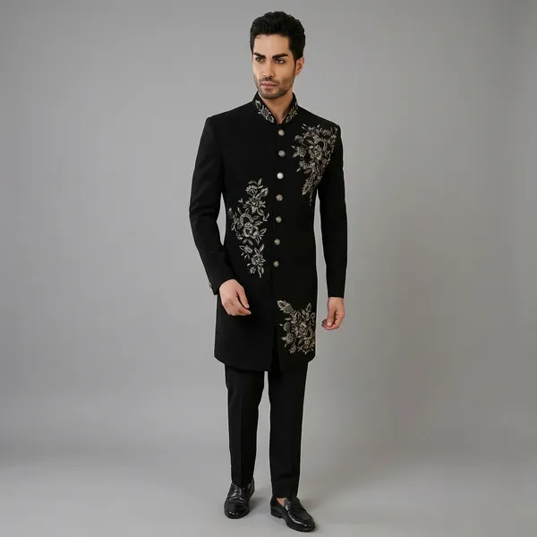 Black_Ethina_Armani_Indo_Western_and_Trouser_Set