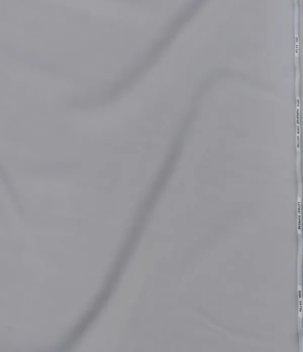 Grey_Luthai_Supreme_100%_Pure_Snow_Cotton_Shirting_Fabric