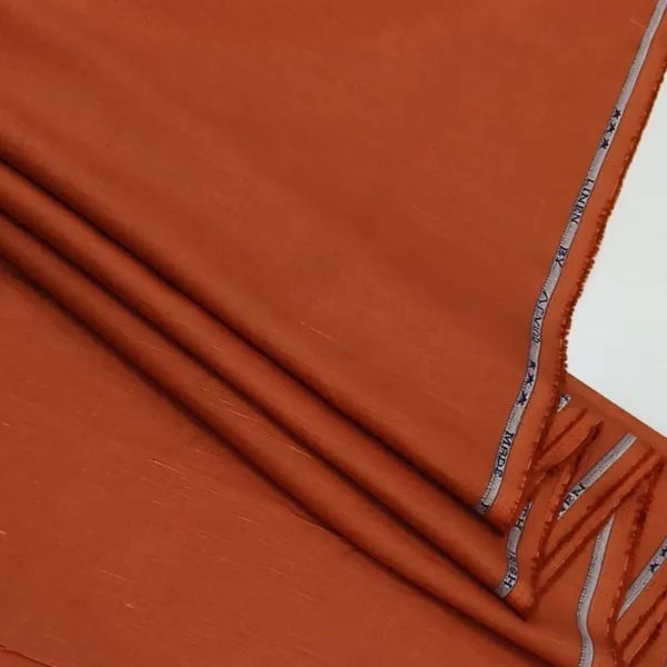 Rusty_Tan_Arvind_Cotton_Linen_Kurta_Fabric
