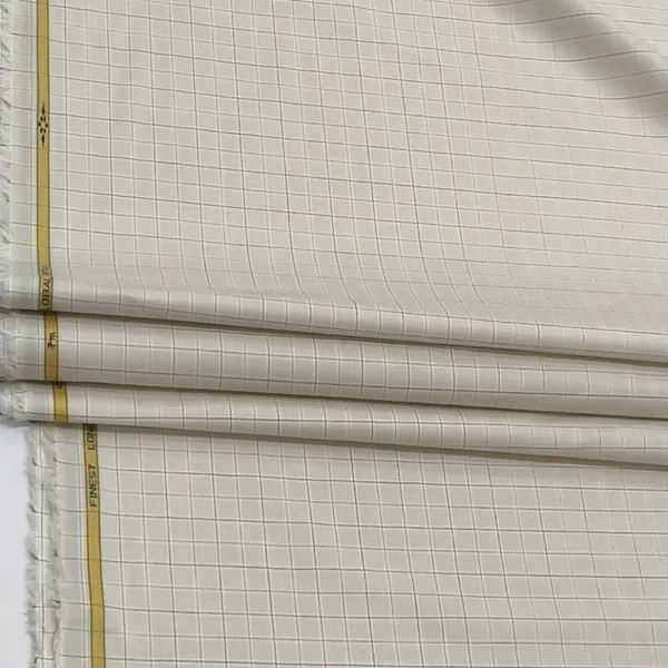 Light_Beige_Siyaram_Cadini_Premium_Cotton_With_Checks_Shirt_Fabric