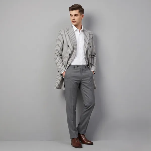 Light_Creamish_Grey_Geoffrey_Hammonds_Premium_Striped_Blazer_and_Bandhgala