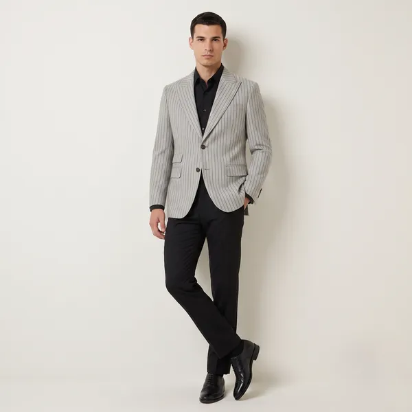 Light_Grey_Geoffrey_Hammonds_Premium_Striped_Blazer,_Bandhgala_and_Suits