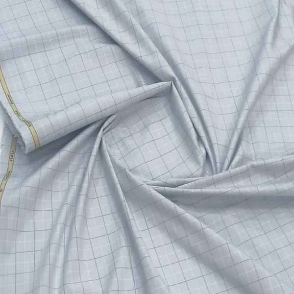 Light_Grey_Siyaram_Cadini_Checked_in_Fine_Bamboo_Thread_For_Shirt_Fabric
