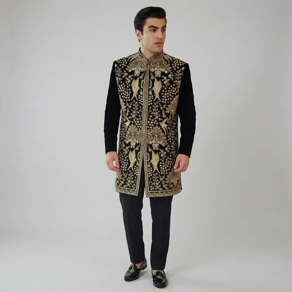 Black_Ethina_Indo_Western_and_Trouser_Set