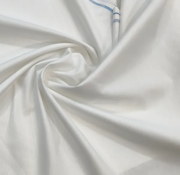White_Siyaram_Cadini_Cotton_Linen_Fabric_for_Shirts_And_Kurta_Pajama