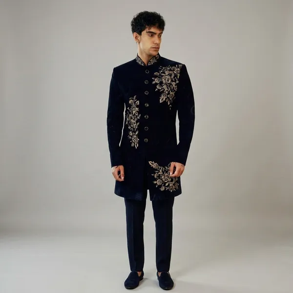 Blue_Ethina_Indo_Western_and_Trouser_Set