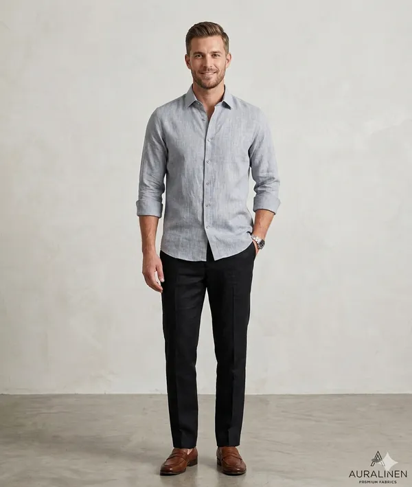 Light_Grey_Grado_100%_Pure_Linen_Shirting_Fabric