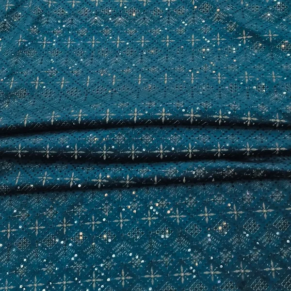 Peacock_Blue_Ethina_Velvet_Bandhgala_and_Open_Jacket_Shrug_Fabric