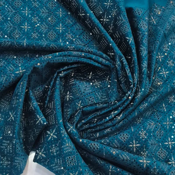 Peacock_Blue_Ethina_Velvet_Bandhgala_and_Open_Jacket_Shrug_Fabric