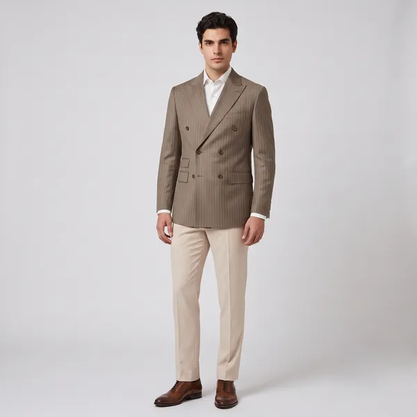 Sand_Brown_Geoffrey_Hammonds_Premium_Striped_Blazer,_Bandhgala_and_Suits