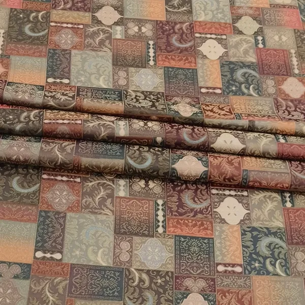 Tan_Nemssis_Brocade_With_Designer_Pattern_For_Bandhgala/Jodhpuri_Fabric