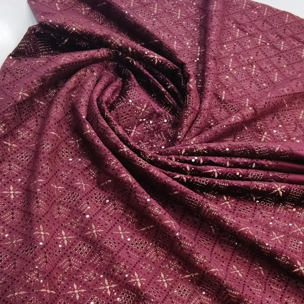 Maroon_Ethina_Velvet_Bandhgala_and_Open_Jacket_Shrug_Fabric