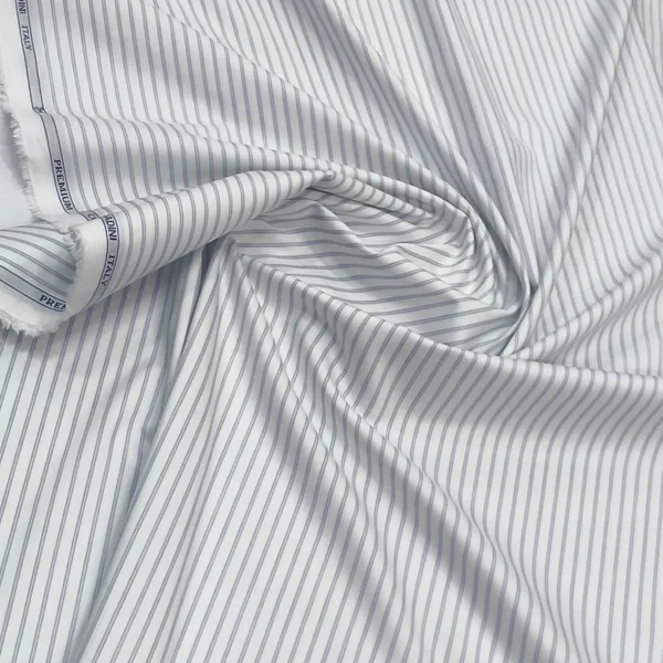 White_Siyaram_Cadini_Premium_Giza_With_Blue_Striped_Shirt_Fabric