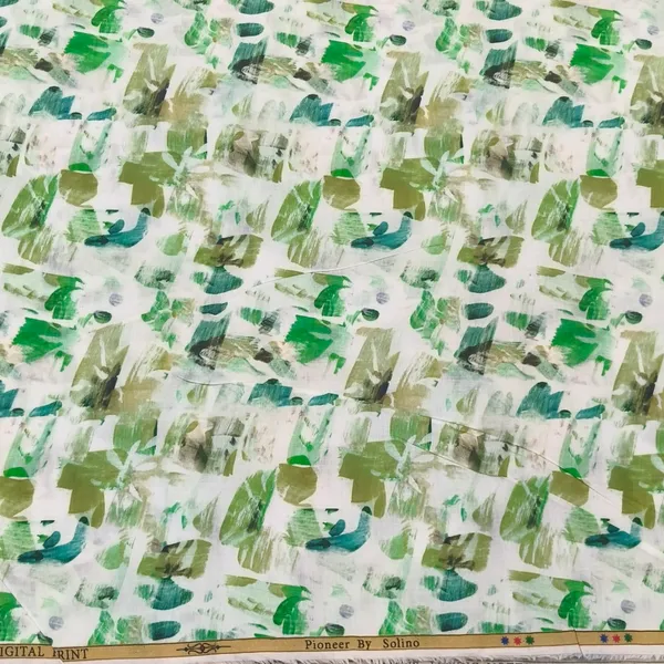 White_Solino_Lawn_Cotton_With_Multi_Color_Digital_Print_For_Shirt/Short_Kurta_Fabric