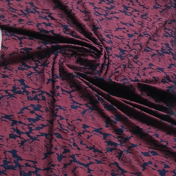 Wine_Nemssis_Blazer/Bandhgala_With_Self_Jacquard_In_Velvet_Fabric