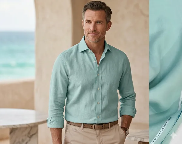 Light_Sea_Green_Burgoyne_100%_Pure_Linen_Shirting_Fabric