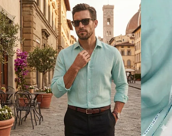 Light_Sea_Green_Burgoyne_100%_Pure_Linen_Shirting_Fabric