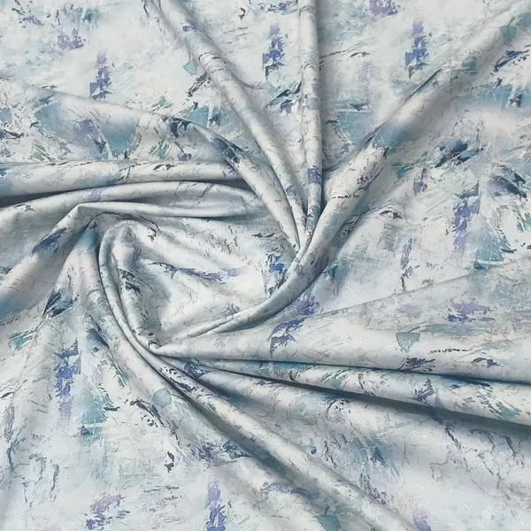 White_Scuba_Velvet_with_Digital_Print_for_Bandi/Nehru_Jacket_Fabric