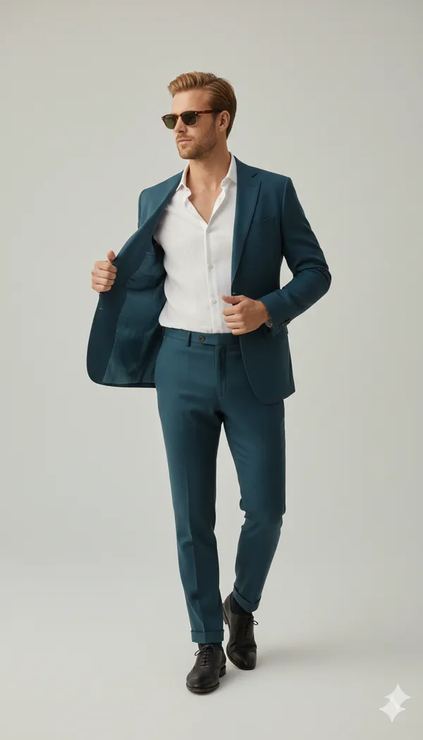 Dark_Teal_Blue_Burgoyne_Pure_Linen_Fabric_For_Coat_Pant