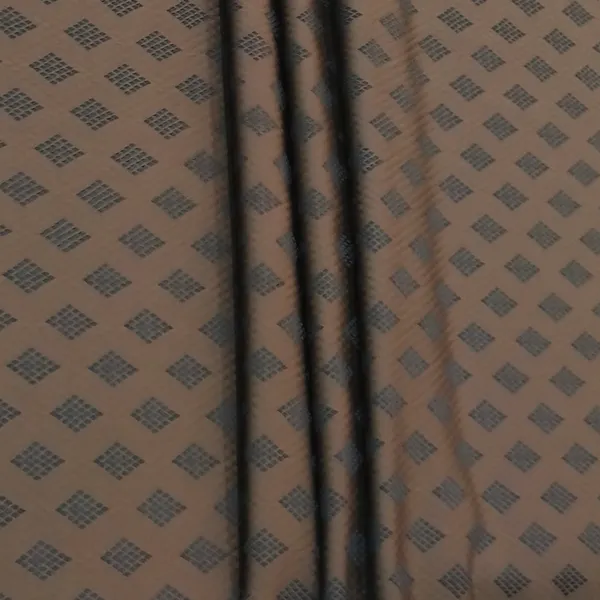 Dark_Chocolate_Brown_Nemssis_Brocade_Bandi/Nehru_Jacket_Fabric