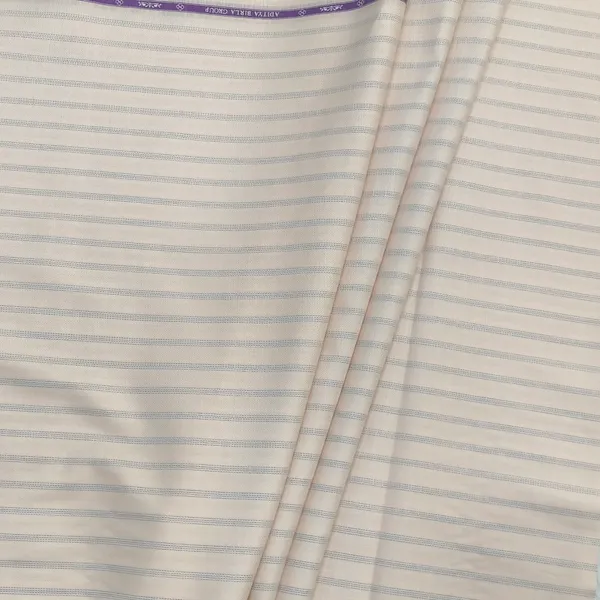 Light_Peach_Base_with_Blue_Stripes_Soktas_Giza_Cotton_Shirt_Fabric