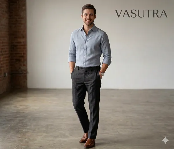 Sky_Blue_Vasutra_100%_Pure_Linen_Shirting_Fabric
