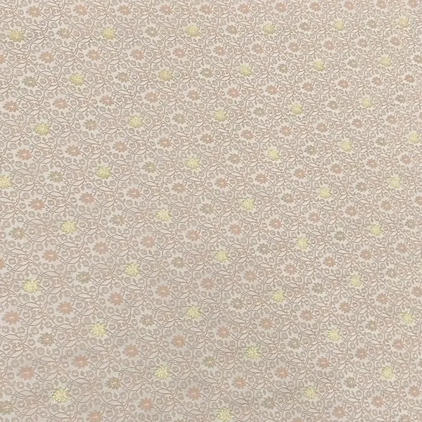 Peach_Ethina_Brocade_Bandi/Nehru_Jacket_Fabric
