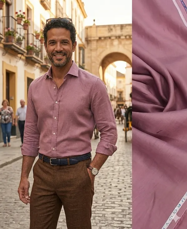 Onion_Burgoyne_100%_Pure_Linen_Shirting_Fabric